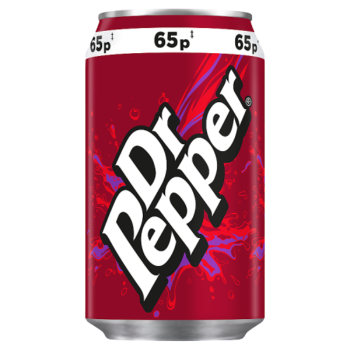 Dr Pepper 330ml PMP 65p