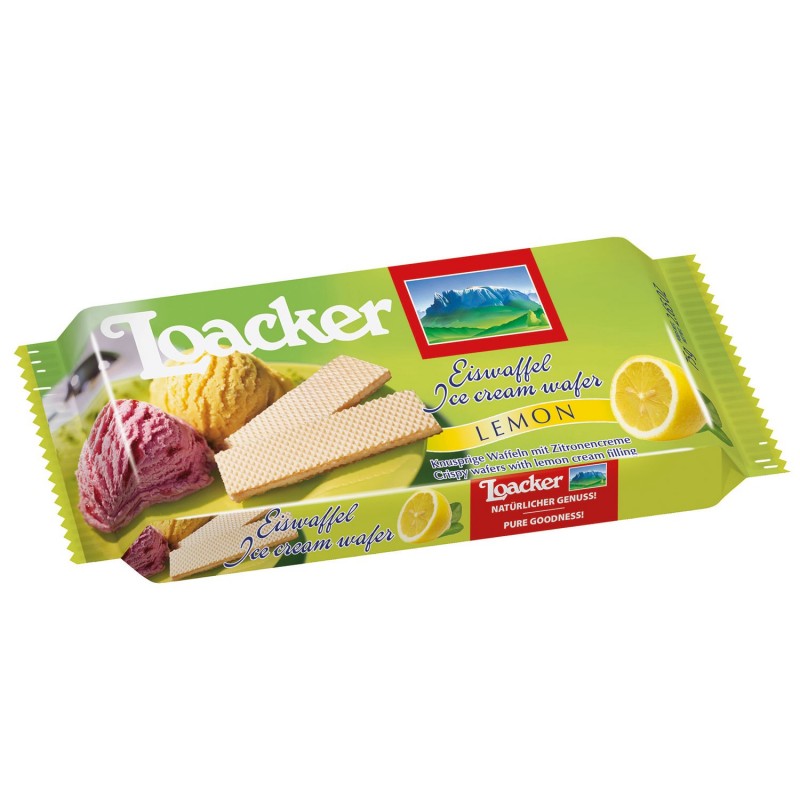 Loacker Eis-Waffel Lemon 75g